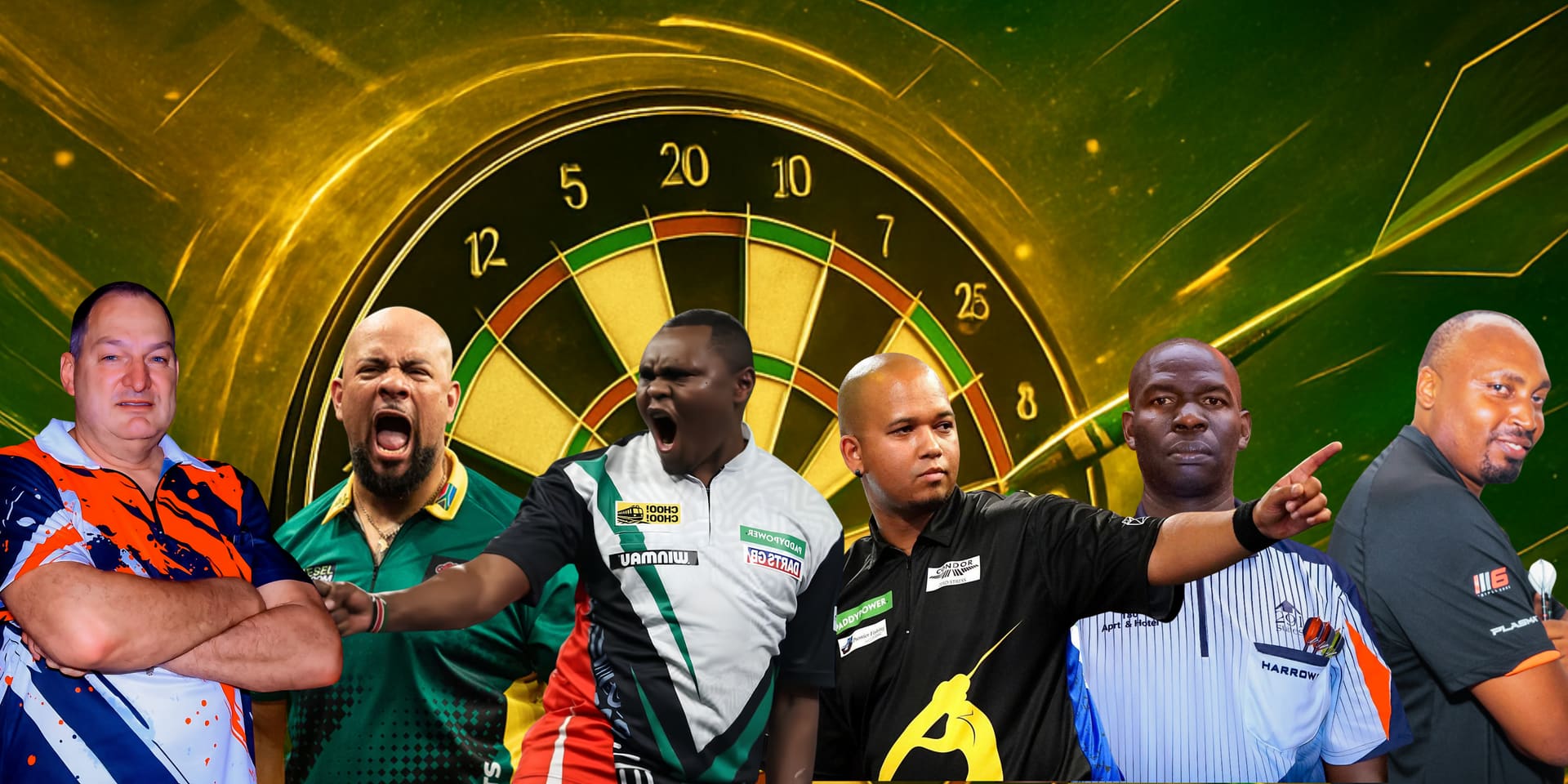 African Darts Group players
